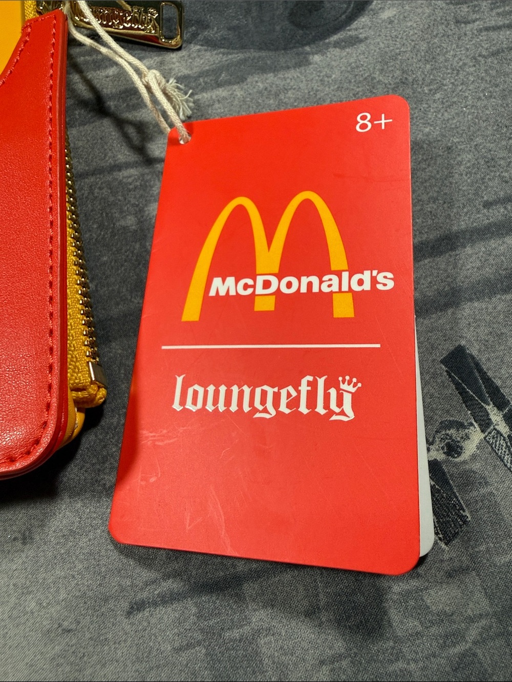 NWT LOUNGEFLY MCDONALDS FRIES CARD HOLDER COSPLAY WALLET - Picture 2 of 7